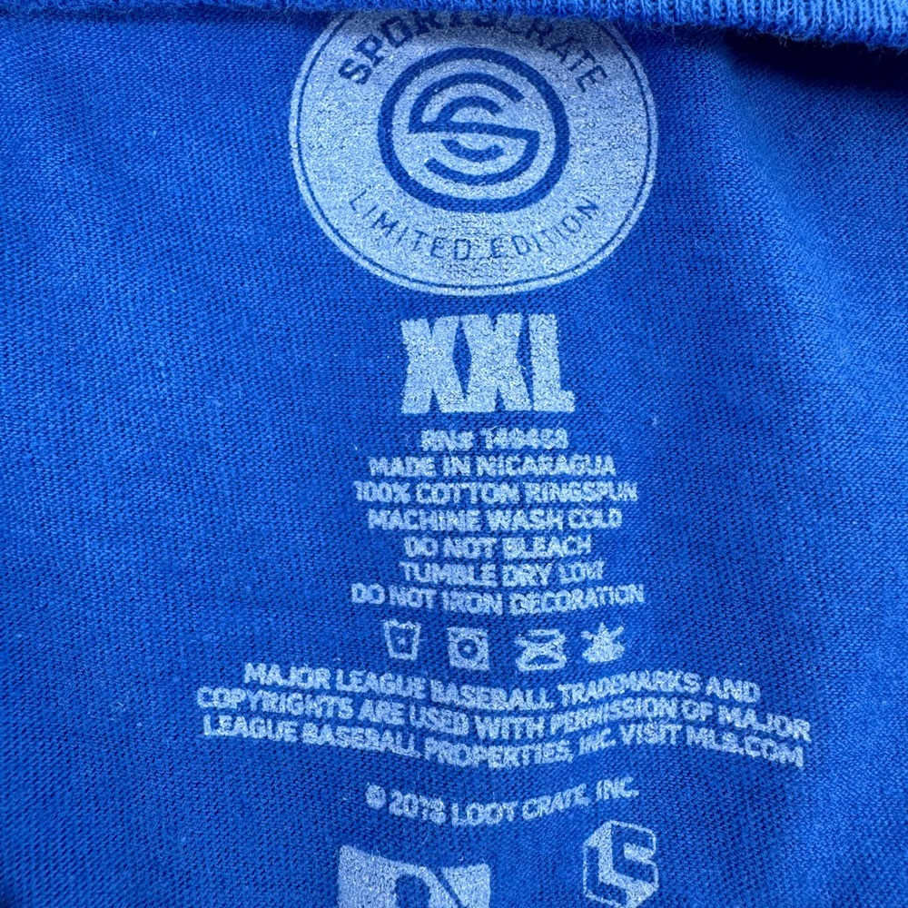 Sportscrate Men’s Cubs Limited Edition Blue Graphic Tee size XXL - Picture 3 of 6